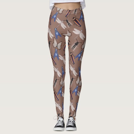 Bugs Pattern Leggings (Voorkant)