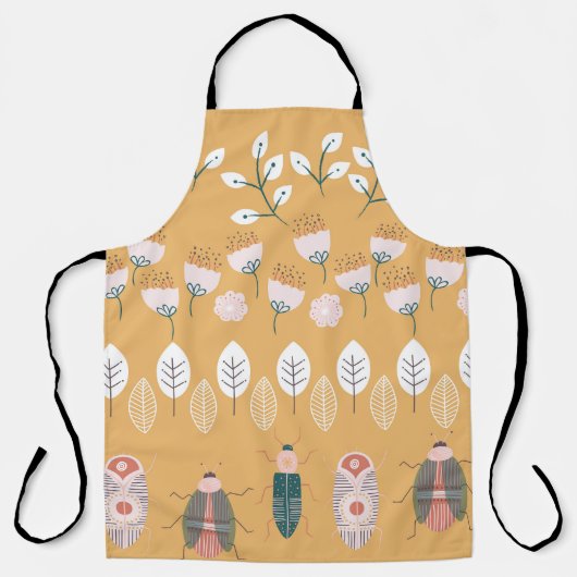 Bugs, planten: grens ingesteld. schort (Voorkant)