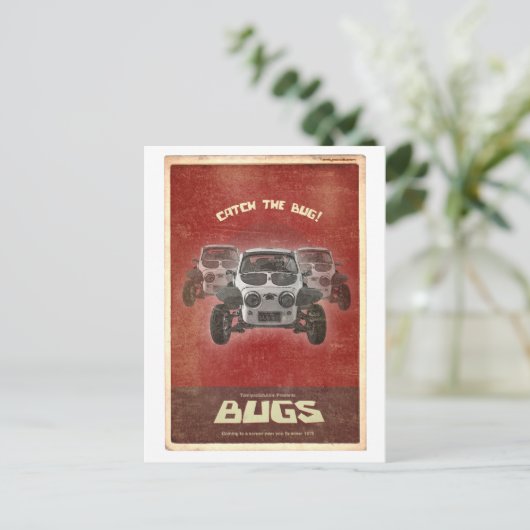 Bugs: Sand Scorcher Briefkaarten (Staand voorkant)