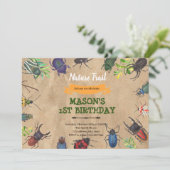  bugs-uitnodiging kaart (Staand voorkant)