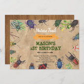  bugs-uitnodiging kaart (Voorkant / Achterkant)