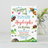 Bugs verjaardagsuitnodiging Gepubliceerd eerste ve Kaart (Staand voorkant)