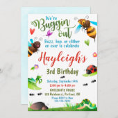 Bugs verjaardagsuitnodiging Gepubliceerd eerste ve Kaart (Voorkant / Achterkant)