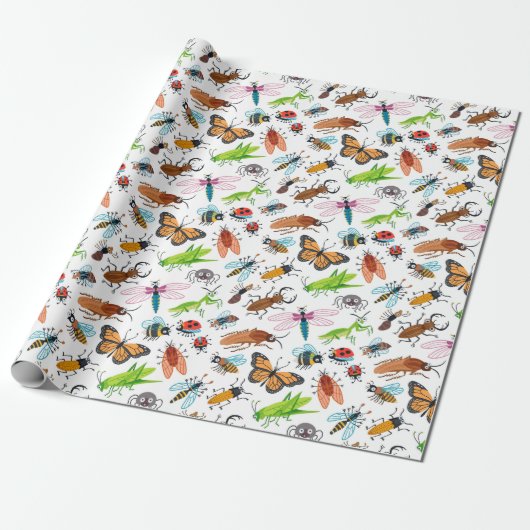 Bugs! Verpakkingspapier Cadeaupapier (Uitgerold)