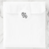 Bugs vinden jou ook niet leuk - Insect Bug Sder Gr Ronde Sticker (Tas)