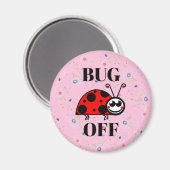 Bugs Weg Koelkastmagneet Magneet (Voorkant / Achterkant)