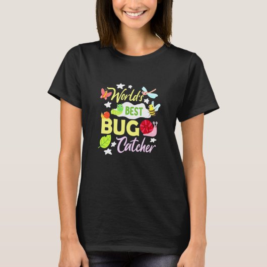 Bugs Werelds Beste Bugvanger Insect Entomoloog T-shirt (Voorkant)