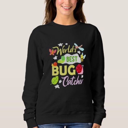 Bugs Werelds Beste Bugvanger Insect Entomoloog Trui (Voorkant)