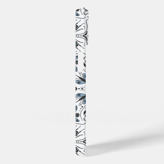 Bugs, zwart en blauw Case-Mate iPhone case (Achterkant / Rechts)