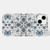 Bugs, zwart en blauw Case-Mate iPhone case (Achterkant (horizontaal))