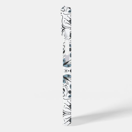 Bugs, zwart en blauw Case-Mate iPhone case (Achterkant / Links)