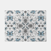 Bugs, zwart en blauw deurmat (Voorkant)