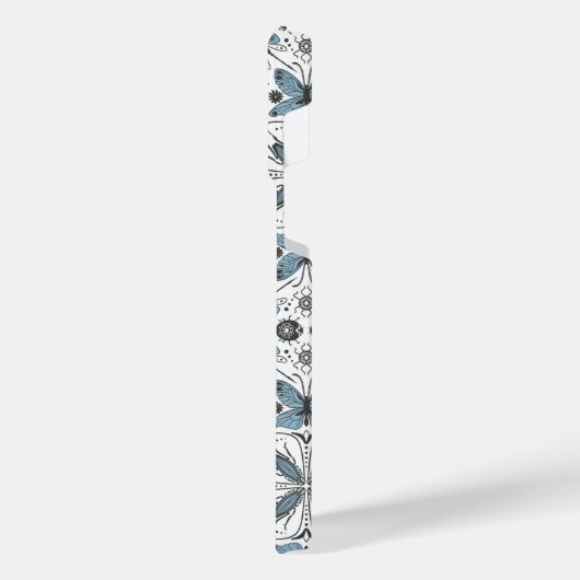 Bugs, zwart en blauw iPhone hoesje (Linkerkant)