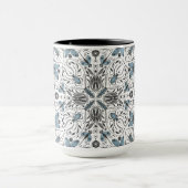 Bugs, zwart en blauw mok (Midden)