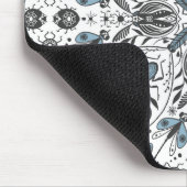 Bugs, zwart en blauw muismat (Hoek)
