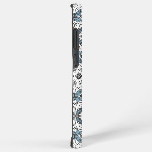 Bugs, zwart en blauw samsung galaxy hoesje (Rechterkant)