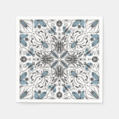 Bugs, zwart en blauw servet (Voorkant)