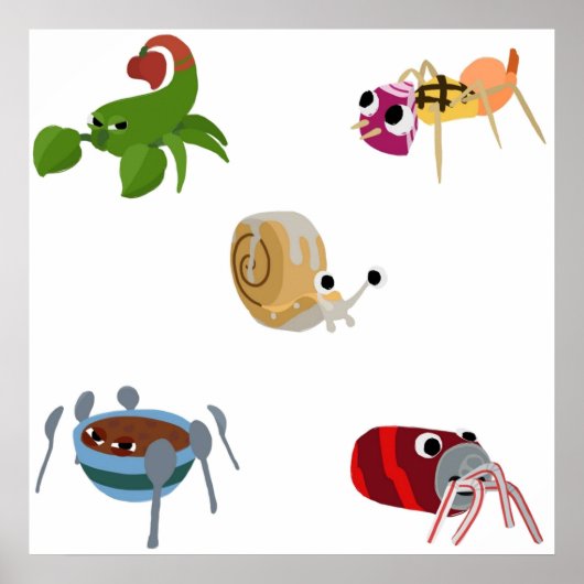 Bugsnax Best of Bugsnax Pack for Fans DM me if Poster (Voorkant)