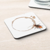 Bugzeez_Icky Sticky Roaches_koffieringvlek Bier Onderzetter (Linkerzijde)