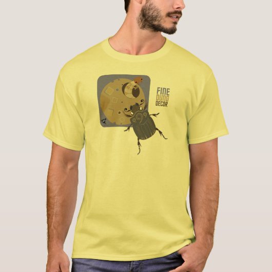 Bugzter - Dung Beetle die wandkunst ophangt T-shirt (Voorkant)