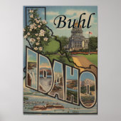 Buhl, IdahoLarge Letter ScenesBuhl, ID Poster (Voorkant)
