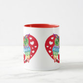 Búho colorido, amor mok (Midden)