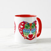 Búho colorido, amor mok (Voorkant rechts)