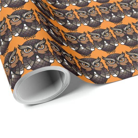 Búho De La Suerte Cadeaupapier (Rol Hoek)