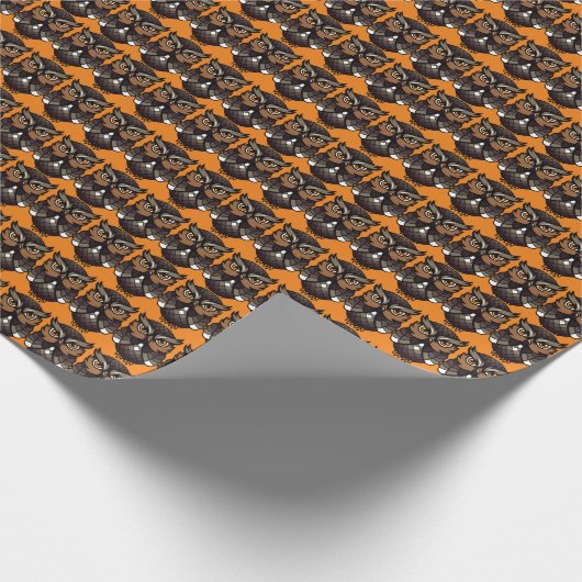 Búho De La Suerte Cadeaupapier (Hoek)