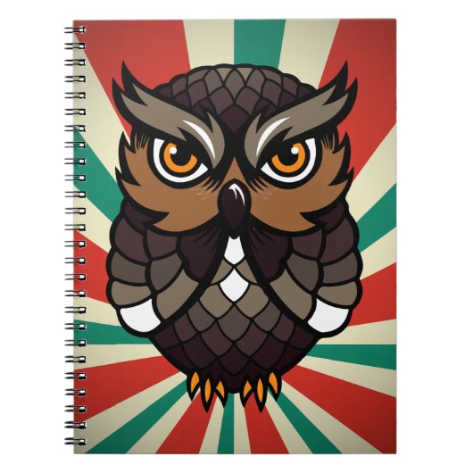 Búho De La Suerte Notitieboek (Voorkant)