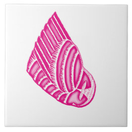 BUHO HELADO in ROZE/WITTE tegel Tegeltje