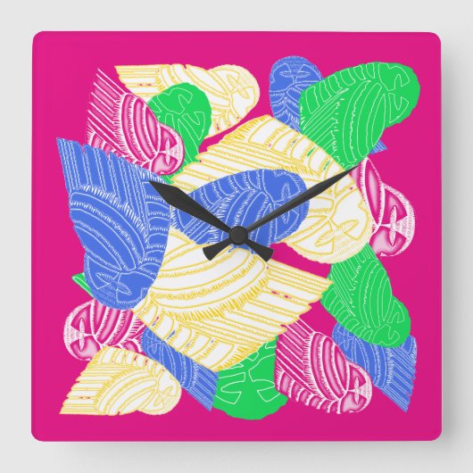 BUHO HELADO wandklok (Voorkant)