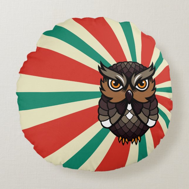 Buho, Suerte Rond Kussen (Voorkant)
