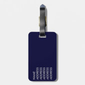 Buick 1950 Super Acht Bagagelabel (Achterkant verticaal)