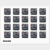 Buick 1950 Super Acht Vierkante Sticker (Vel)