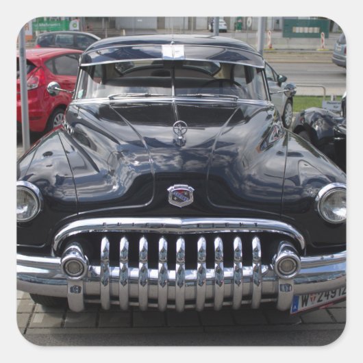 Buick 1950 Super Acht Vierkante Sticker (Voorkant)
