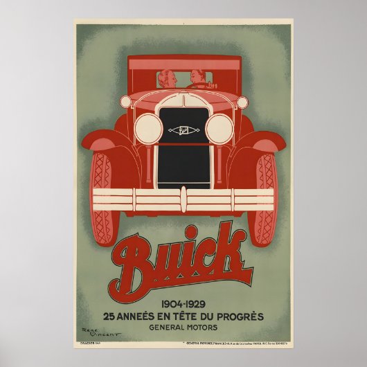 Buick Auto Poster - Vintage Poster Prints (Voorkant)