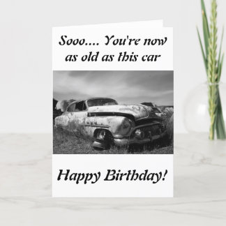 Buick Classic Car Greeting Card Kaart