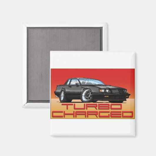 BUICK_GN_TURBO MAGNEET (Voorkant / Achterkant)