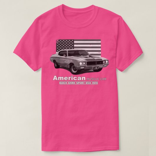 Buick Gran Sport GSX American Muscle 60s 70s Oud T-shirt (Design voorkant)