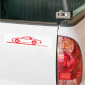 Buick Grand National Red Car Bumpersticker (Op Truck)