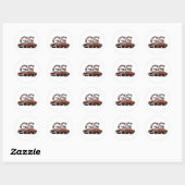 Buick GS_brown Ronde Sticker (Vel)