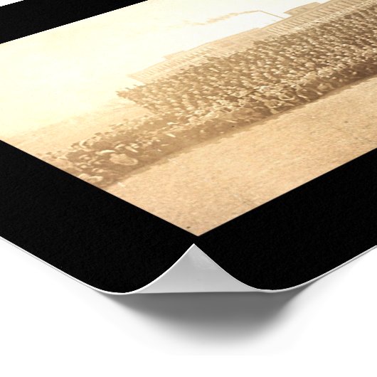 Buick Motor Employees Foto 1913 Poster (Hoek)