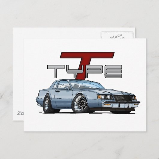 BUICK_REGAL_T_TYPE BRIEFKAART (Voorkant / Achterkant)