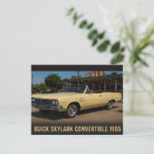Buick Skylark Cabriolet 1965 Briefkaart (Staand voorkant)