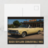 Buick Skylark Cabriolet 1965 Briefkaart (Voorkant / Achterkant)