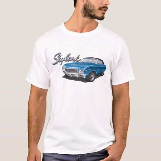 Buick Skylark in Blue T-shirt (Voorkant)