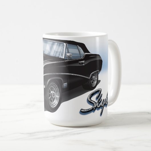 Buick Skylark in het zwart Koffiemok (Voorkant rechts)