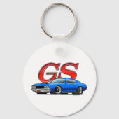 BuickGS_blauw Sleutelhanger (Voorkant)