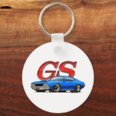 BuickGS_blauw Sleutelhanger (Voorkant)